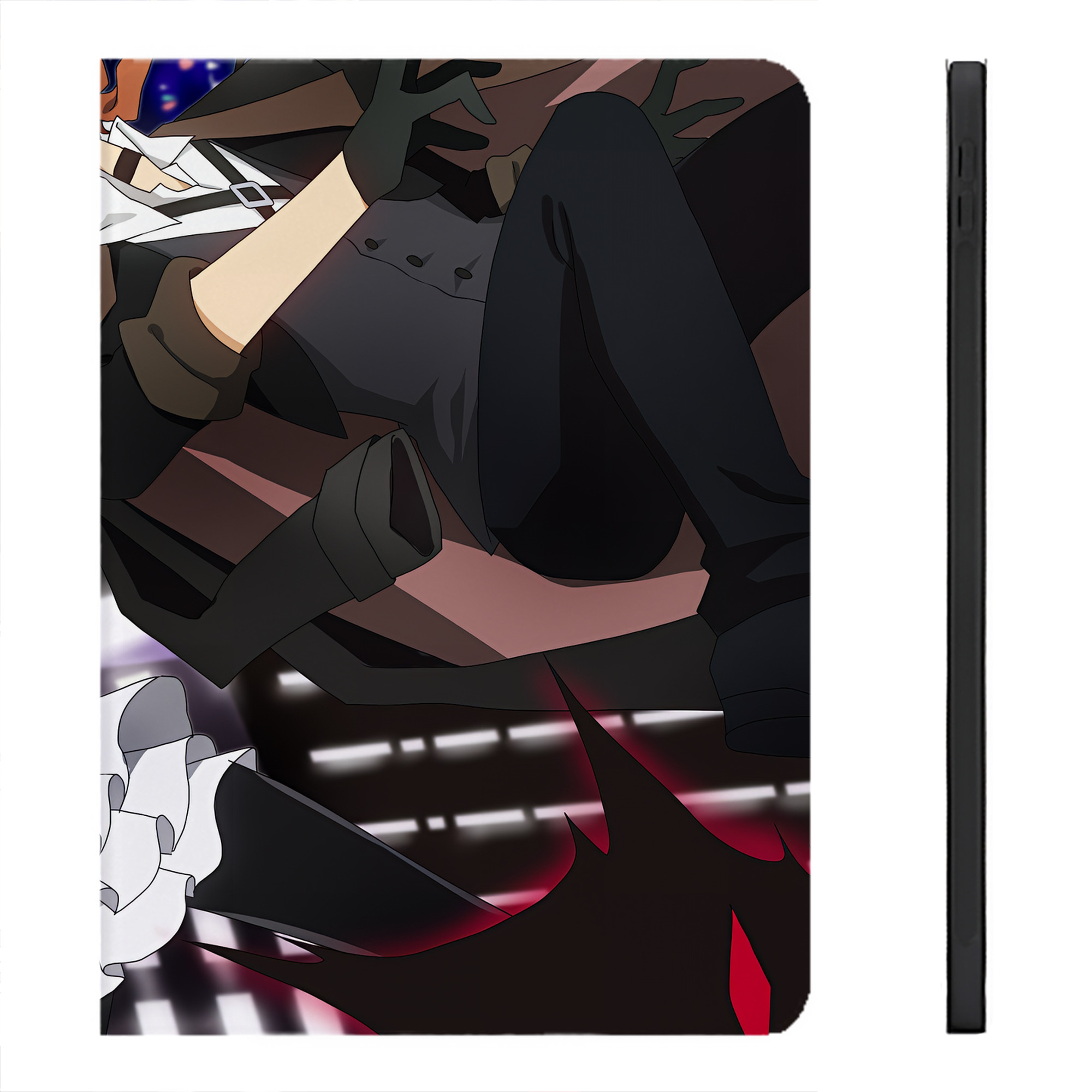 （画像用） 文豪ストレイドッグス Bungo Stray Dogs IPadケース ペンホルダー付き ブックスタイルデザイン